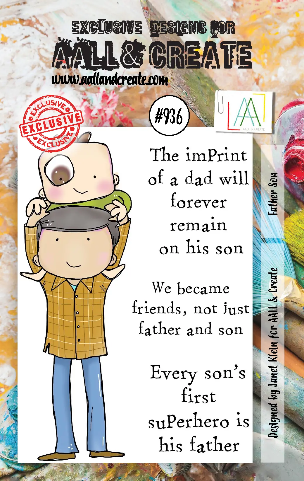 Aall And Create Stamp Set - 936 - Father Son 1