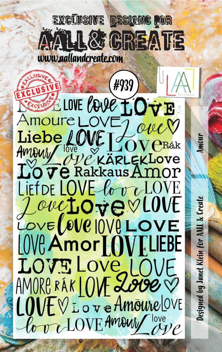 Aall And Create Stamp Set - 939 - Amour 1