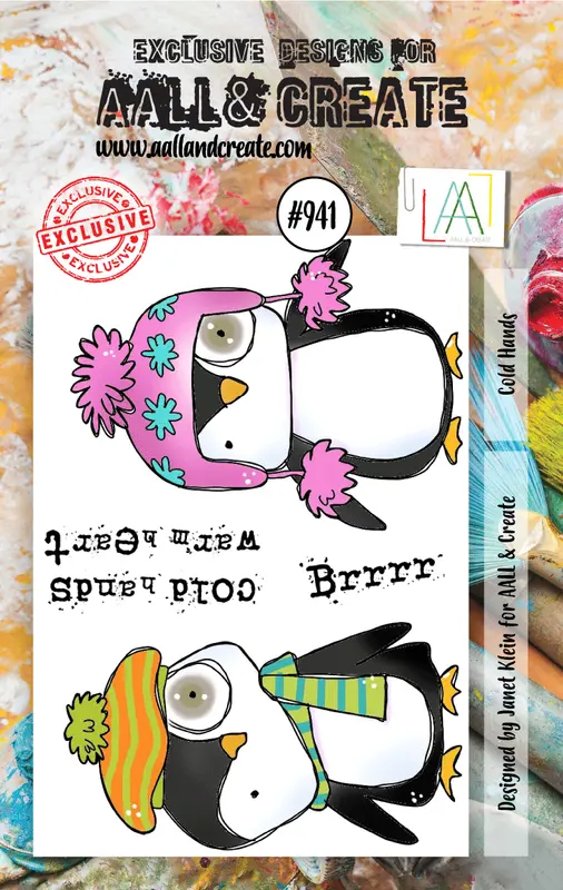 Aall And Create A7 Stamp Set - #941 - Cold Hands 1
