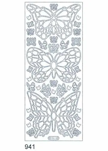 Deco Stickers - Large Butterfly 1