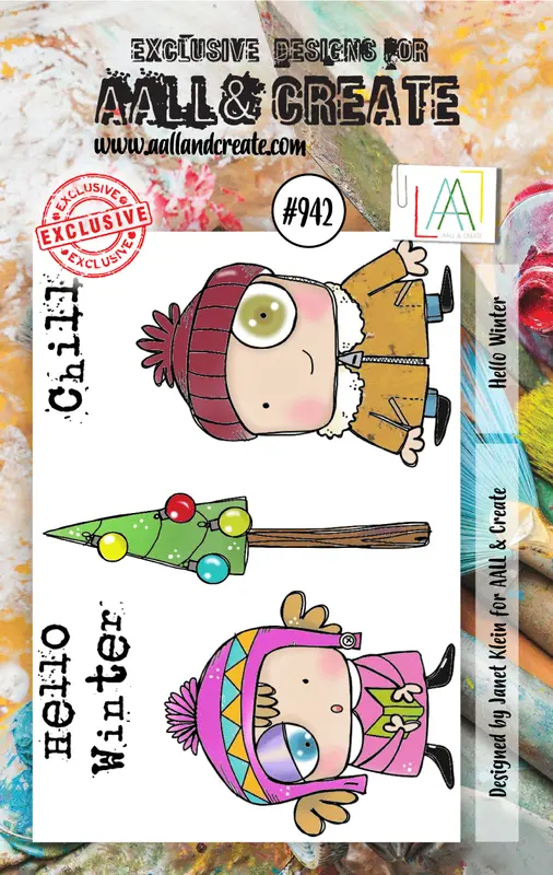Aall And Create A7 Stamp Set - #942 - Hello Winter 1
