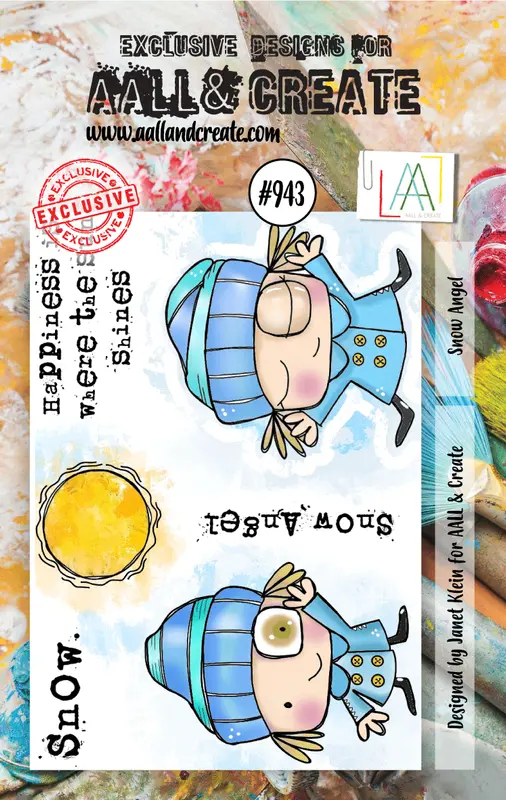 Aall And Create A7 Stamp Set - #943 - Snow Angel 1