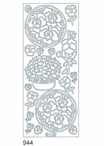 Deco Stickers - Violets 1