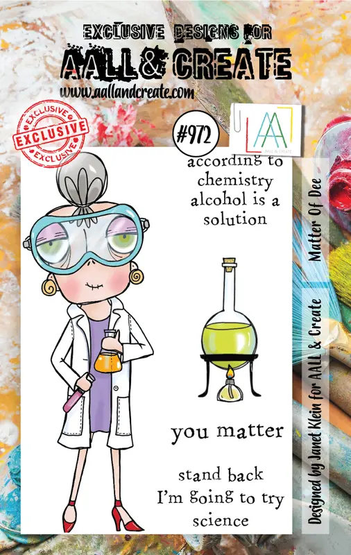 Aall And Create #972 - A7 Stamp Set - Matter Of Dee 1