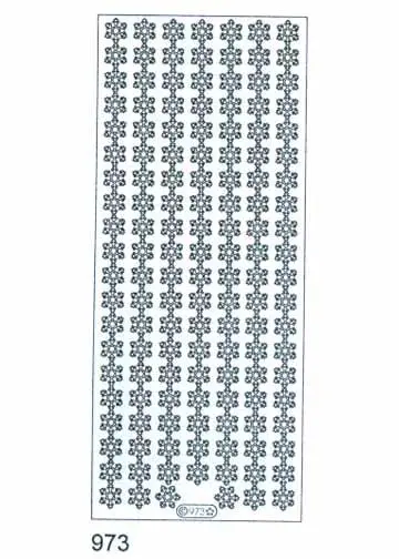 Deco Stickers - Snowflake Border 1