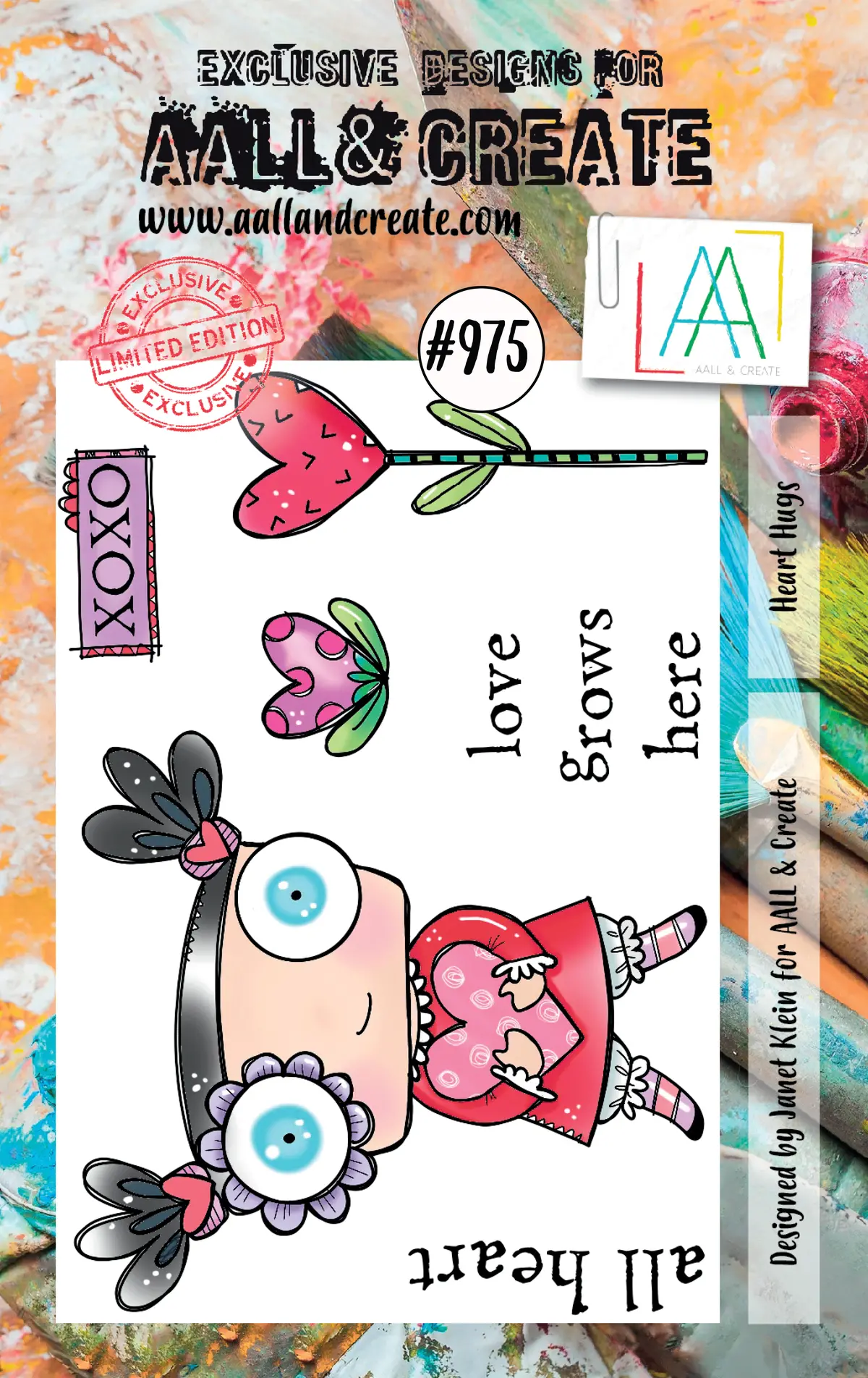 Aall And Create Stamp Set - 975 - Heart Hugs 1