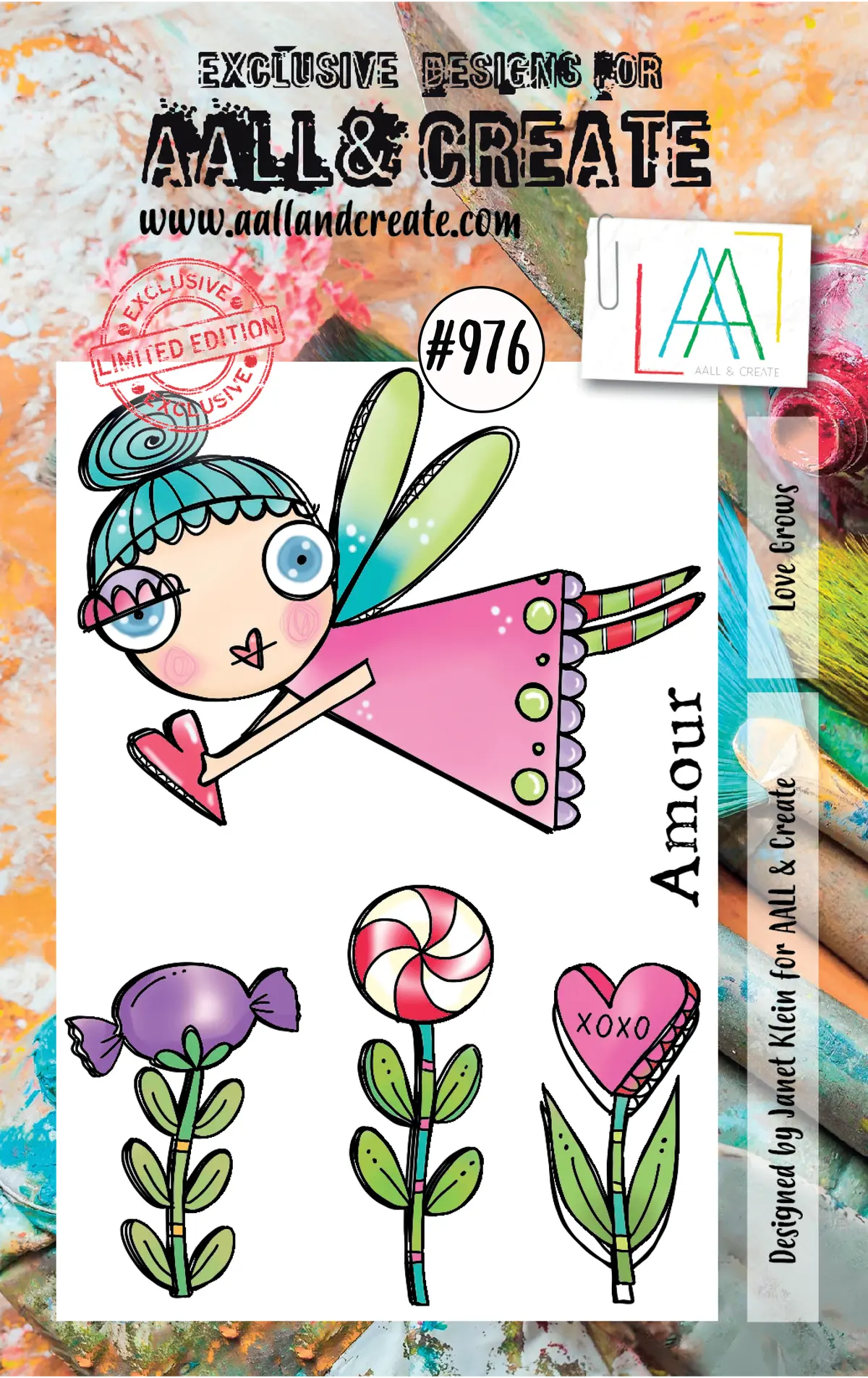 Aall And Create Stamp Set - 976 - Love Grows 1