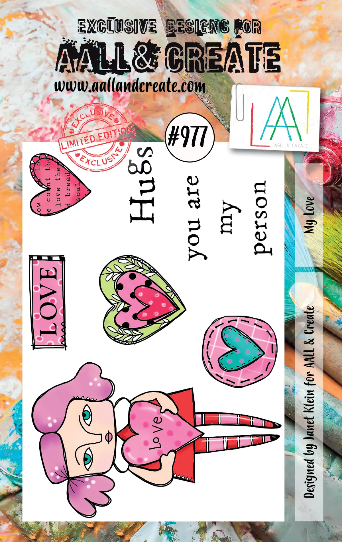 Aall And Create Stamp Set - 977 - My Love 1