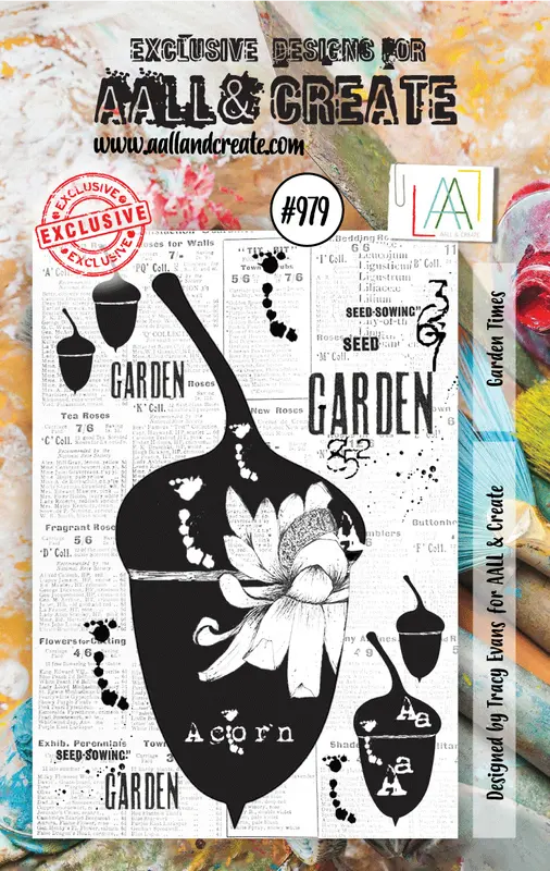 Aall And Create A7 Stamp Set - #979 - Garden Times 1