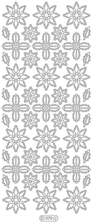 Deco Stickers - Poinsettias 1