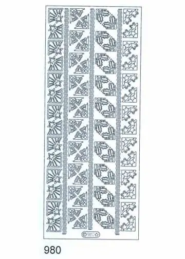 Deco Stickers - Christmas Corners 1