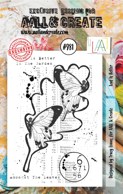 Aall And Create A7 Stamp Set - #981 - Leaf Is Better 1