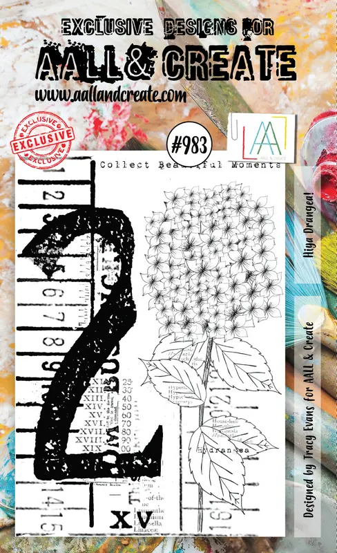 Aall And Create A6 Stamp Set - #983 - Hiya Drangea! 1