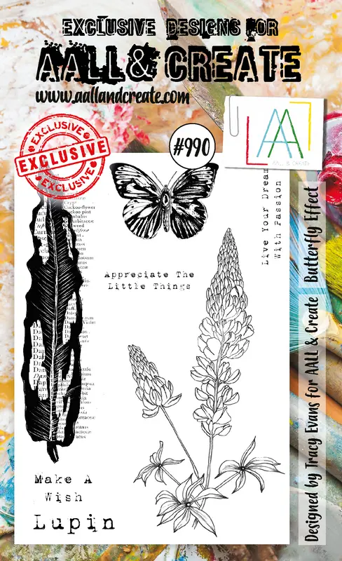 Aall And Create A6 Stamp Set - #990 - Butterfly Effect 1