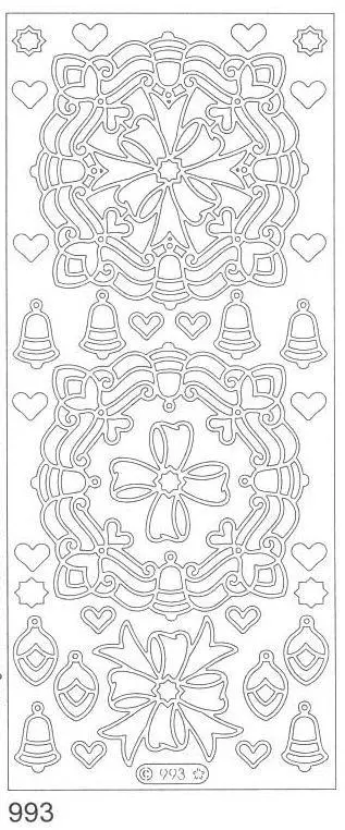 Deco Stickers - Bells & Bows 1