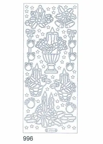 Deco Stickers - Xmas Centre Pieces 1