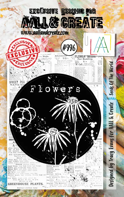 Aall And Create #996 - A7 Stamp Set - Seeds Of The World 1