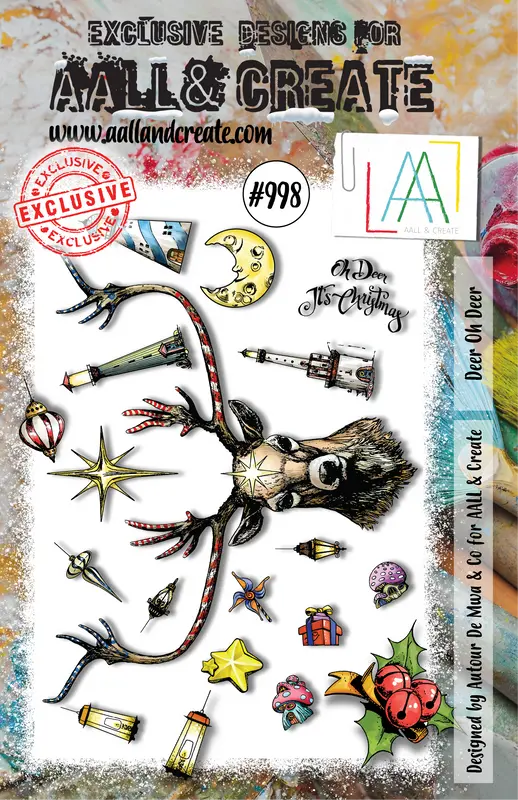 Aall And Create A5 Stamp Set - #998 - Deer Oh Deer 1