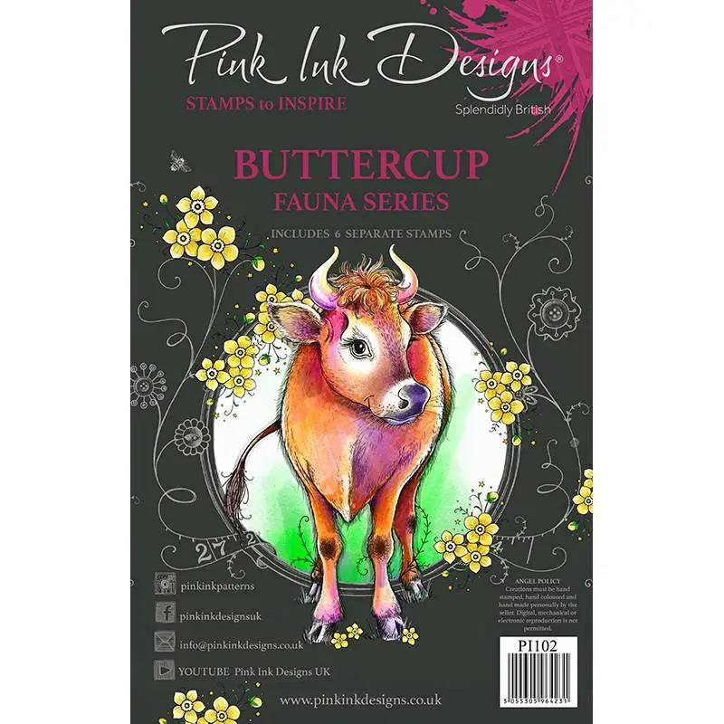 Buttercup A5 Clear Stamp Set 1