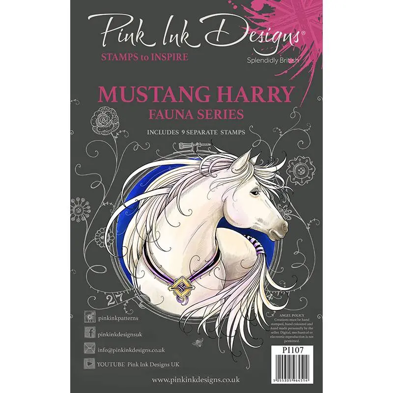 Mustang Harry A5 Clear Stamp Set 1