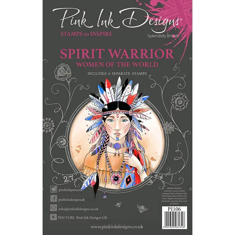 Spirit Warrior A5 Clear Stamp Set 1