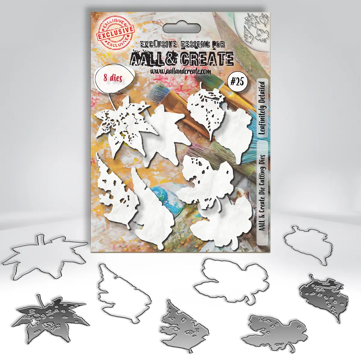 Aall And Create  A6 Die Cutting Die Set - 25 - Leafinitely Detailed 1