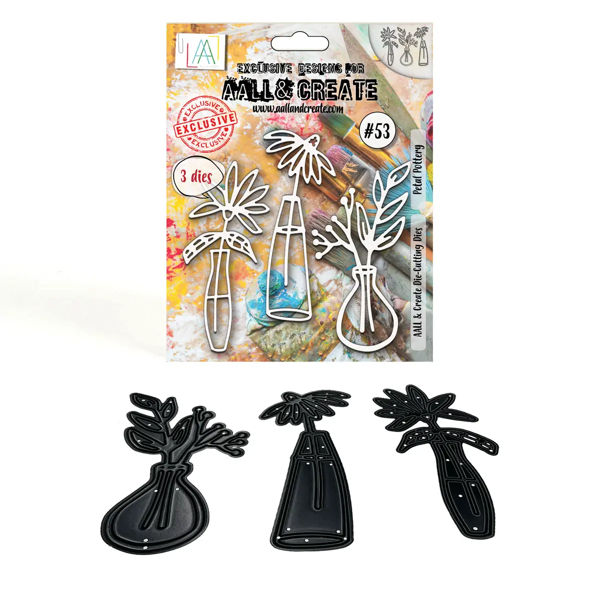 Aall And Create - Die-Cutting Die Set - Petal Pottery 1