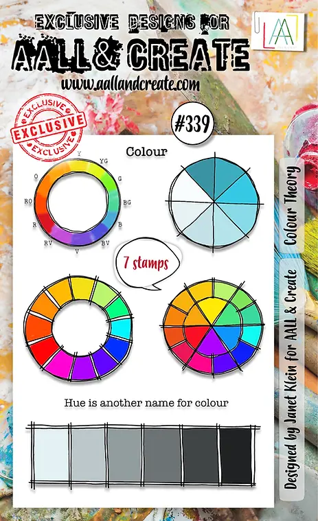Aall And Create - A6 Stamp Set - Colour Theory 1