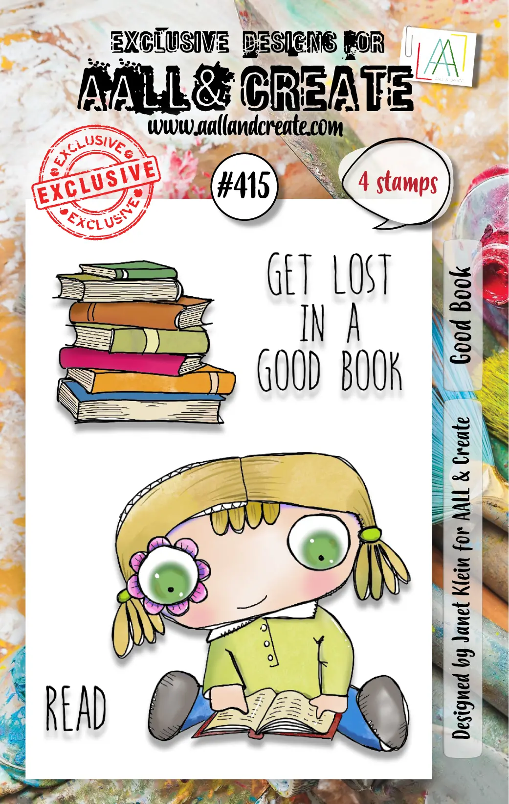 Aall And Create - A7 Stamp Set - Good Book 1