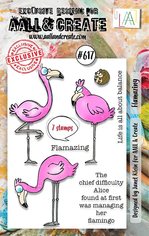 Aall And Create - A7 Clear Stamp Set - Flamazing 1