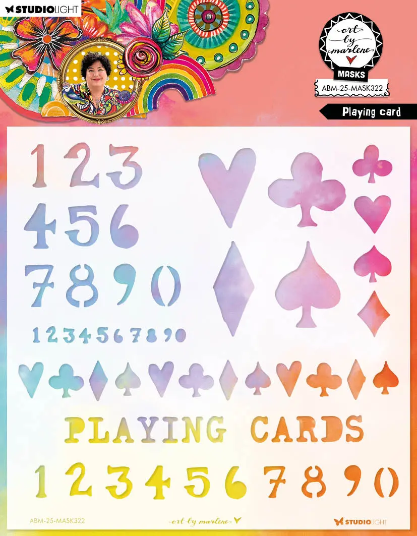 Abm Mask Playing Card Art By Marlene 1 Pc 1