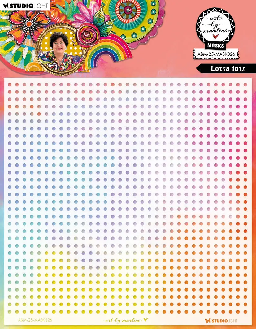 Abm Mask Lotsa Dots Art By Marlene 1 Pc 1