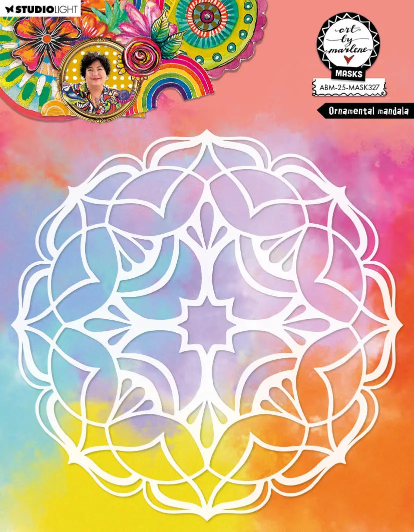 Abm Mask Ornamental Mandala Art By Marlene 1 Pc 1