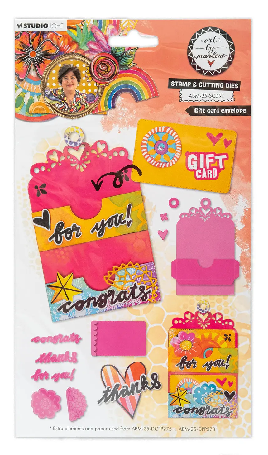 Abm Stamp And Cutting Dies Gift Card Envelope Art By Marlene 22 Pc 1