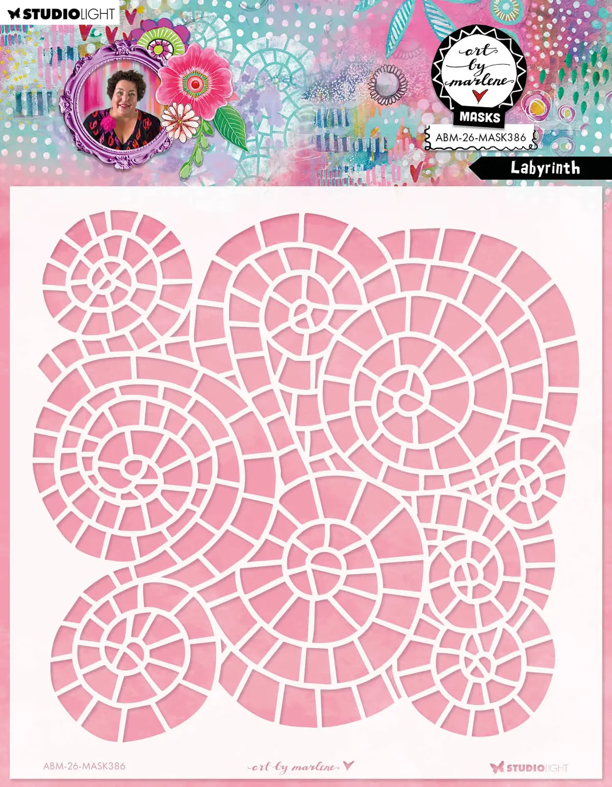 Abm Mask Labyrinth Art By Marlene 1 Piece 1