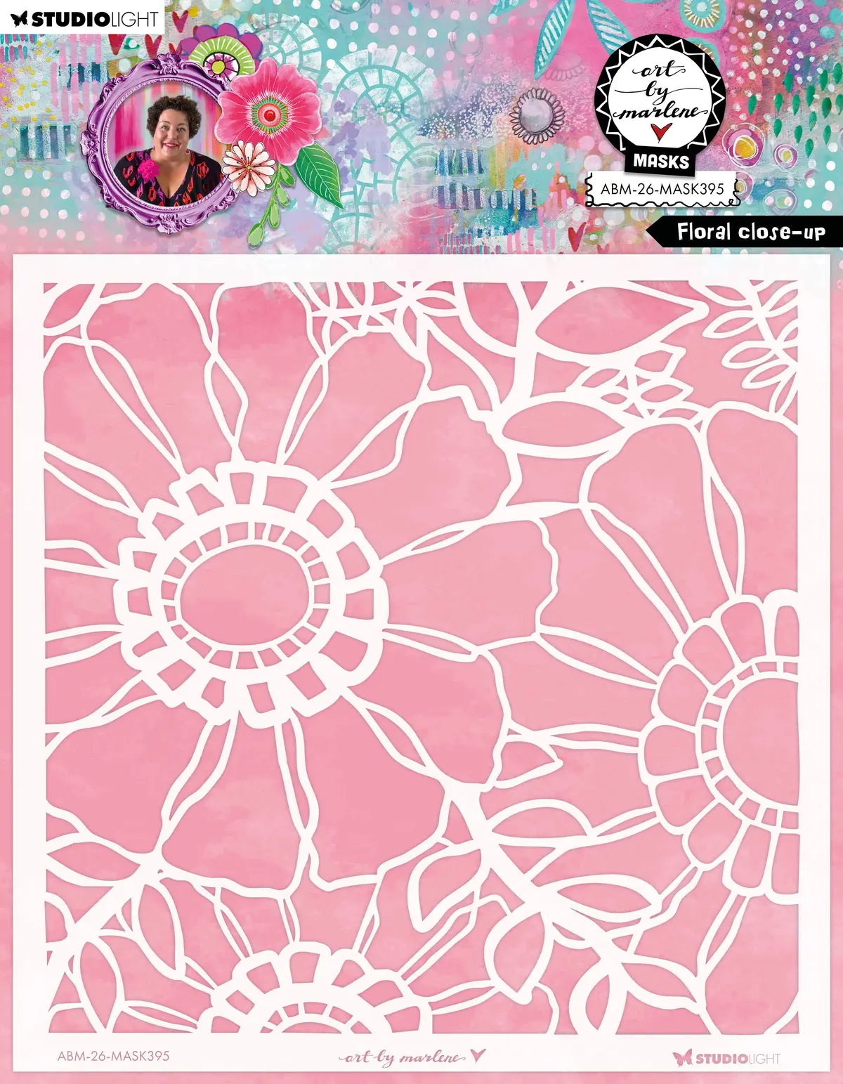 Abm Mask Floral Close-Up Art By Marlene 1 Piece 1