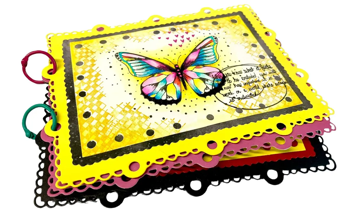 Abm Cling Stamp Just A Butterfly Essentials 105X148x6mm 1 Pc Nr.129 2