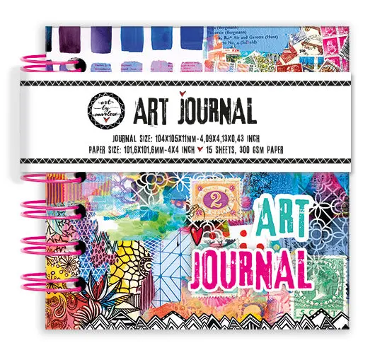 Abm Art Journal 4X4 Inch, 15 Sheets 300 Gsm Paper 1 Pc 1