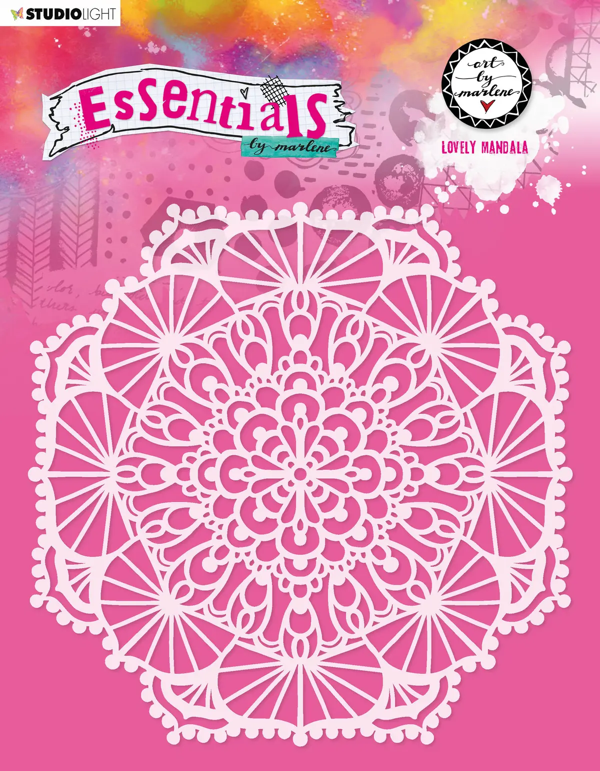 Abm Mask Lovely Mandala Essentials 200X200x1mm 1 Pc Nr.70 1