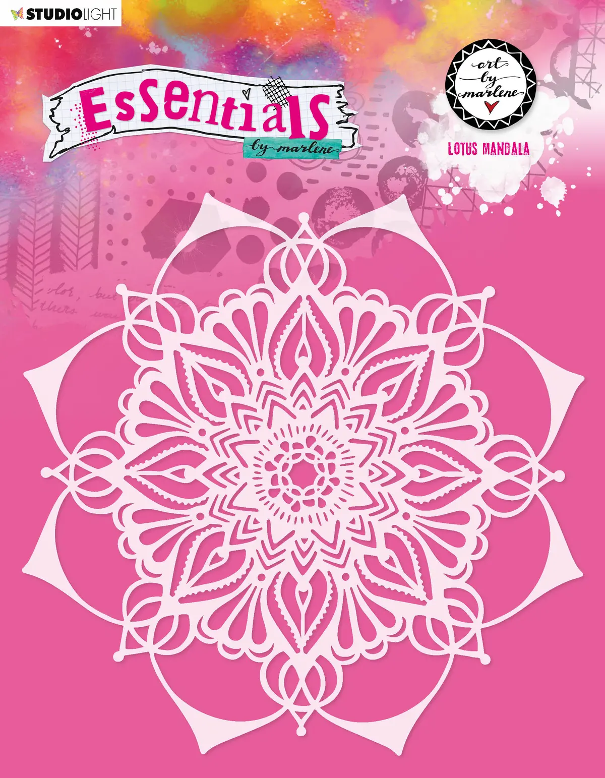 Abm Mask Lotus Mandala Essentials 200X200x1mm 1 Pc Nr.72 1