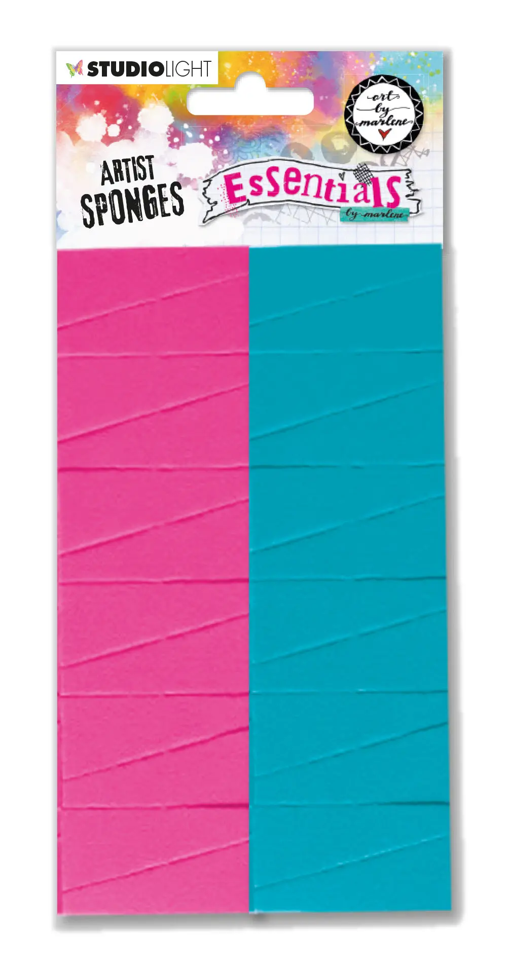 Abm Artist Sponges 4 Colors Essentials 150X90x38mm 48 Pc Nr.01 1