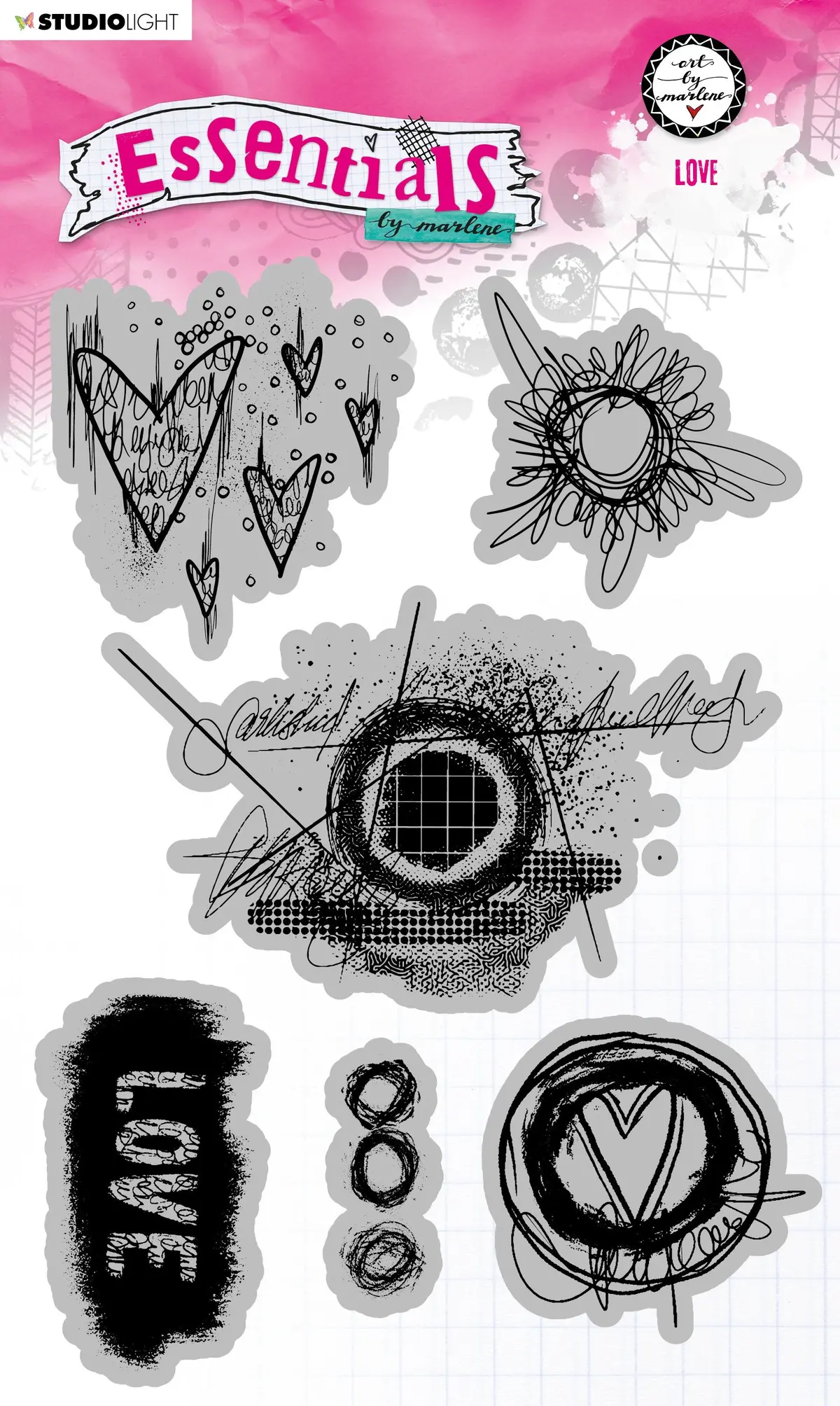 Abm Cling Stamp Love Essentials 148X210mm Nr.80 1