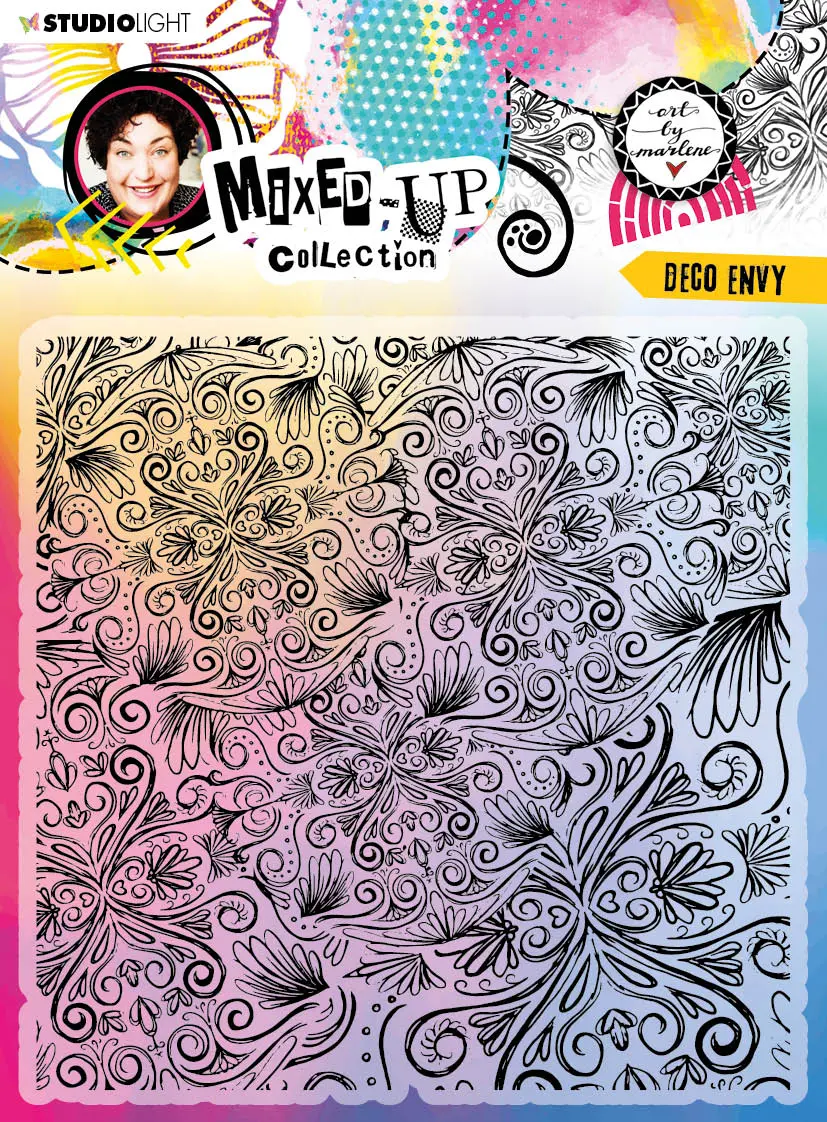 Abm Clear Stamp Deco Envy Mixed-Up Collection 140X140x3mm 1 Pc Nr.289 1