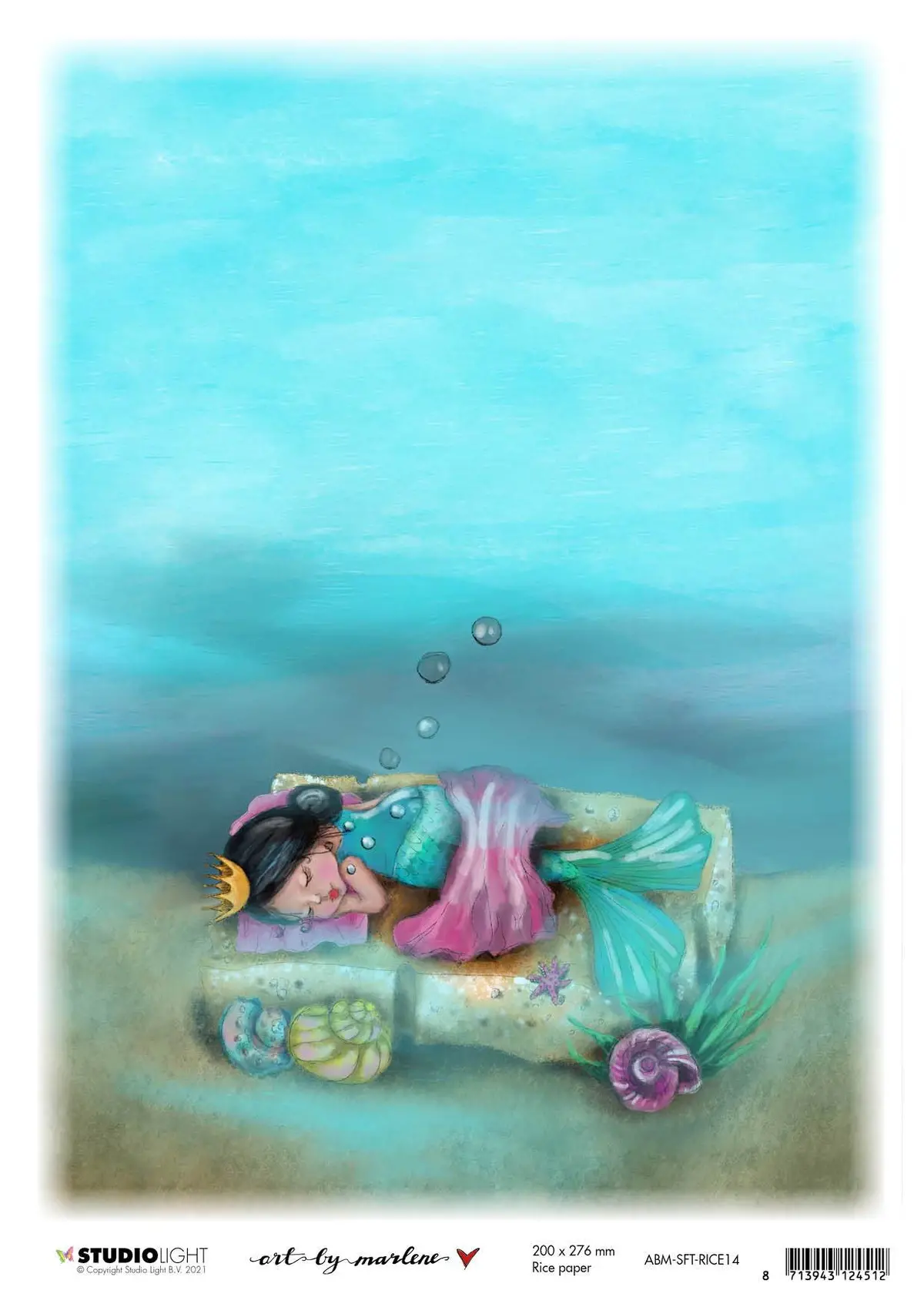 Abm Rice Paper Deep Sleep So-Fish-Ticated 200X276mm Nr.14 1