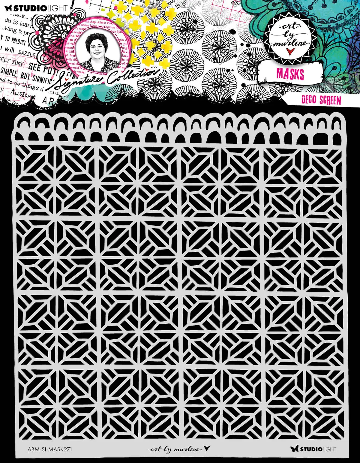 Abm Mask Deco Screen Signature Collection 1 Pc 1