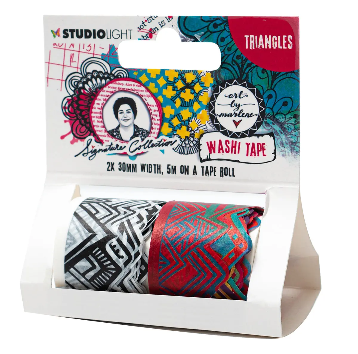 Abm Washi Tape Triangles Signature Collection 80X93x40mm 2 Pc Nr.15 1