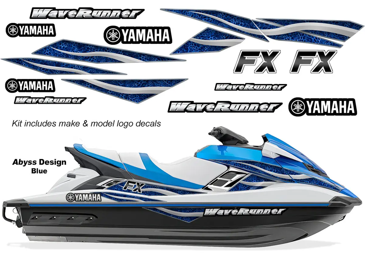 Yamaha Waverunner Fx Ho Accent Graphics (2012-2018) - Abyss 2