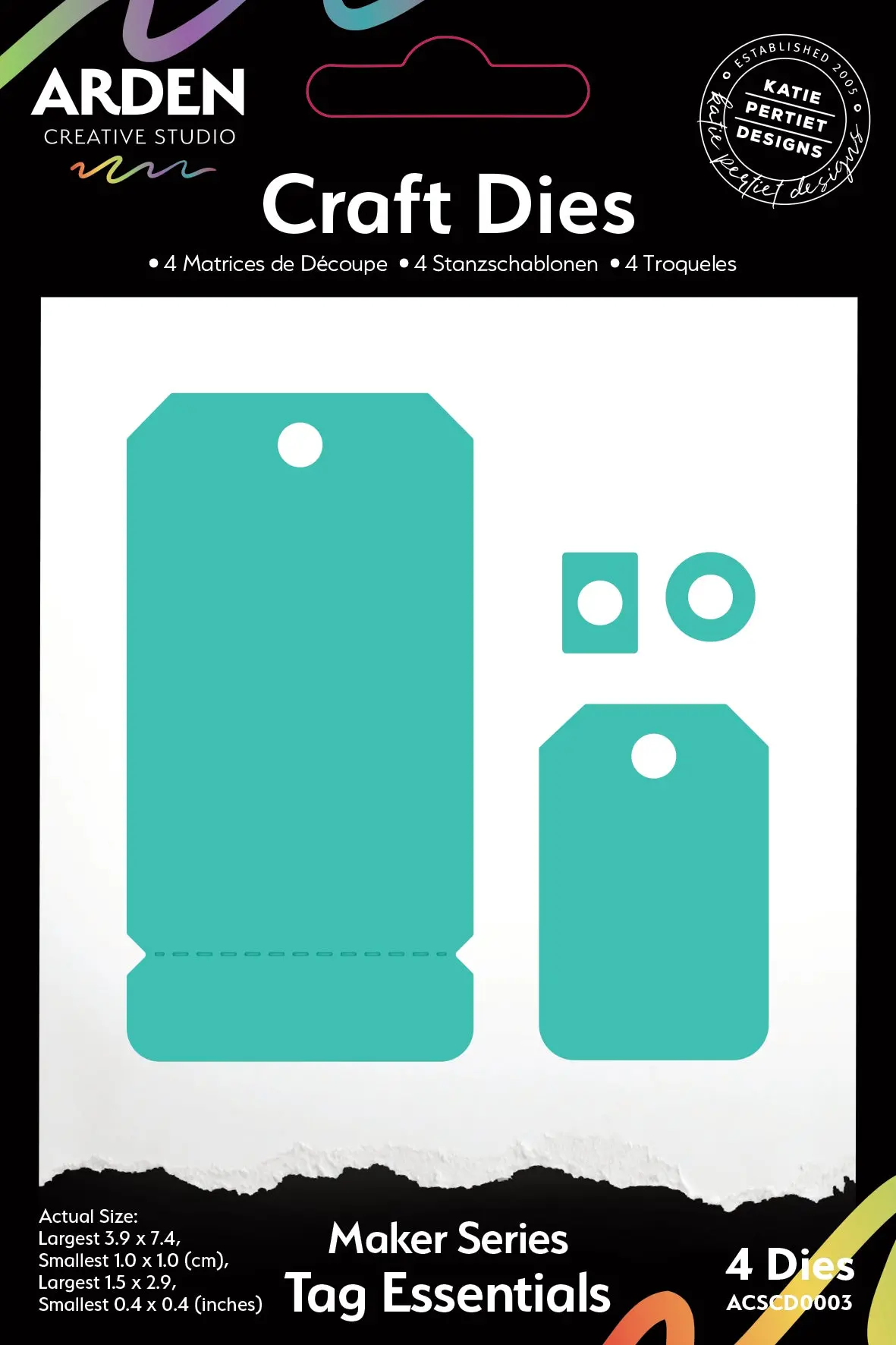 Arden Creative Studio Maker Series Tag Essentials Die Set 1