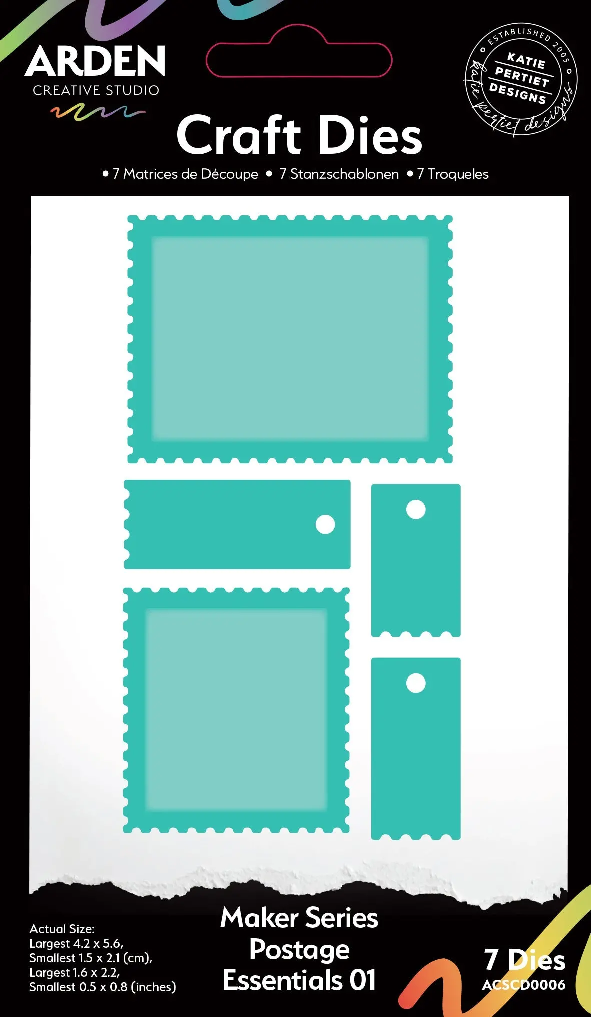 Arden Creative Studio Maker Series Postage Essentials 01 Craft Die Set 1