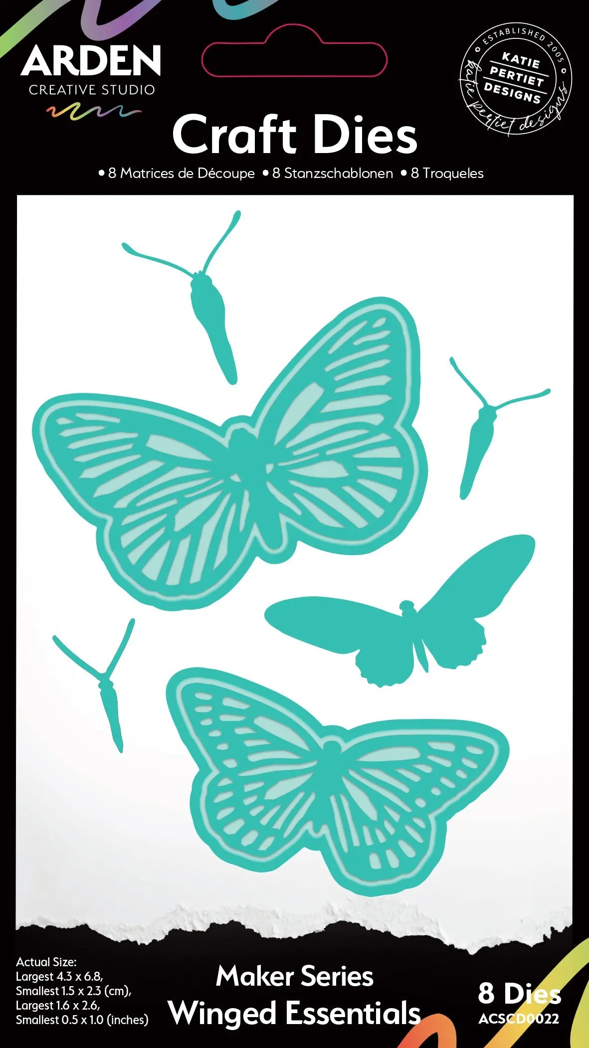Arden Creative Studio Maker Series Winged Essentials Craft Die Set 1